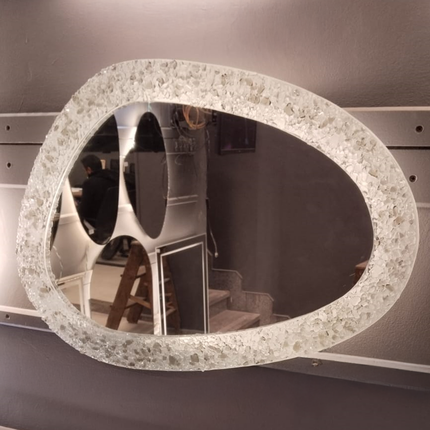 Abstract Crystal Shard Mirror