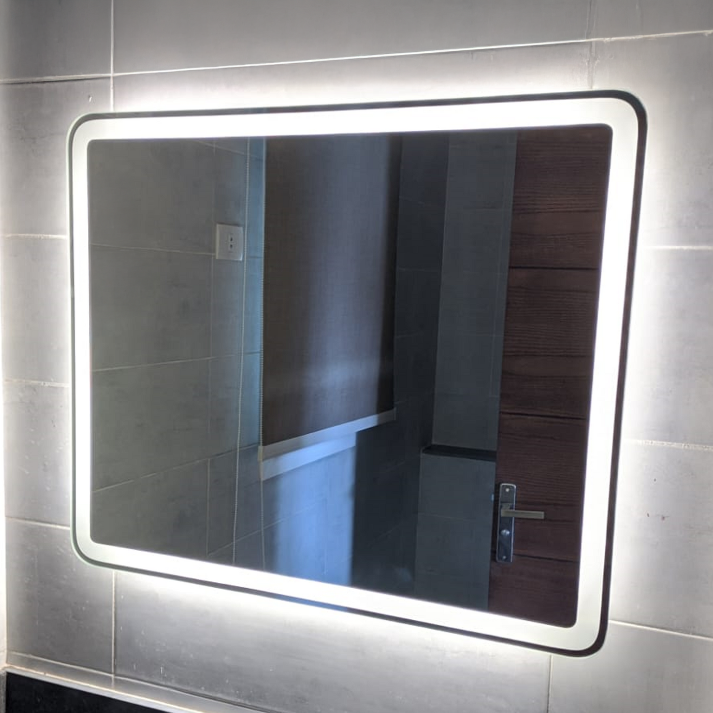 Luxury Wall Mirror with Soft Rounded Corners