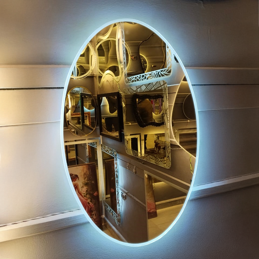 Oval LED Wall Mirror