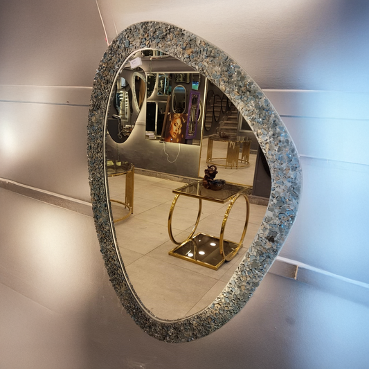 Artistic crystal mirror